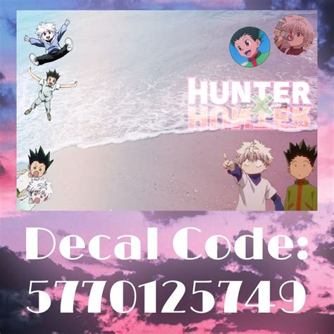 Another Hxh Decal Anime Decals Decal Codes Roblox Anime Decal Id Codes