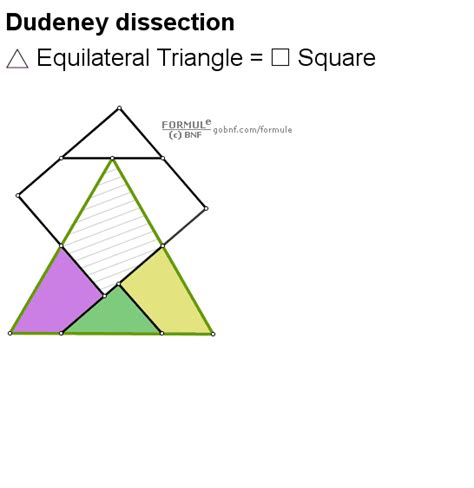 Equilateral Triangle Square Education Idea