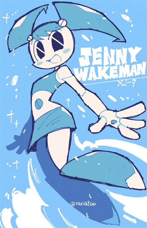 Jenny Wakeman My Life As A Teenage Robot Drawn By Rariattoganguri