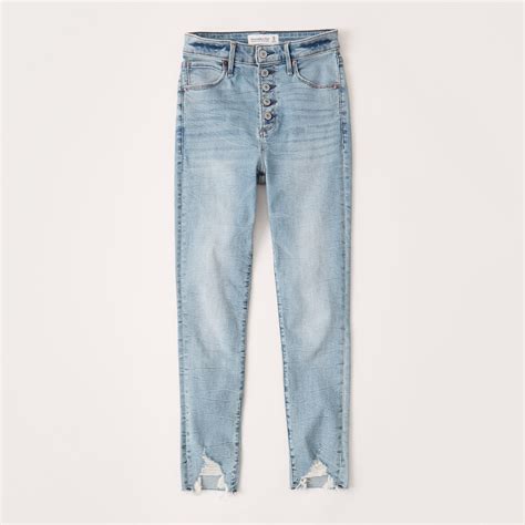 Women S Super Skinny Jeans Abercrombie And Fitch