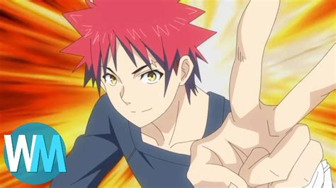 Top 10 Food Wars Moments Ft Blake Shepard Voice Of Soma