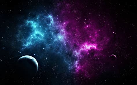 Online Crop Purple Black And Blue Galaxy Space Art Space Planet