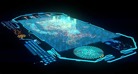 hologram city max | Hologram technology, Futuristic technology, Sci fi concept art