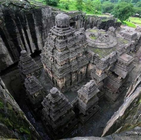 kailasa temple was carved out of one rock from the top down ancient origins