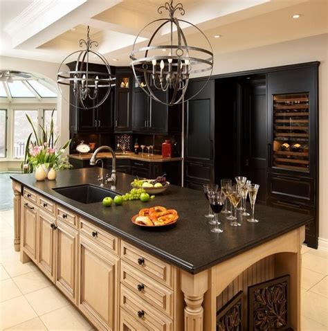 The natural wood grains and texture of. Black pearl granite countertops - choosing a luxury ...