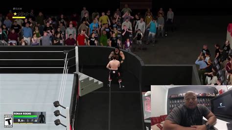Fighting Outside Of The Ring In Wwe 2k17 Youtube