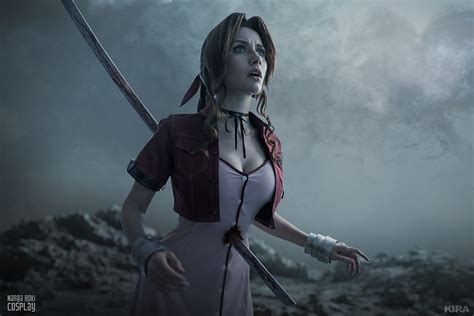 Russian Cosplay Aerith And Zack Final Fantasy Vii By Narga And Aoki