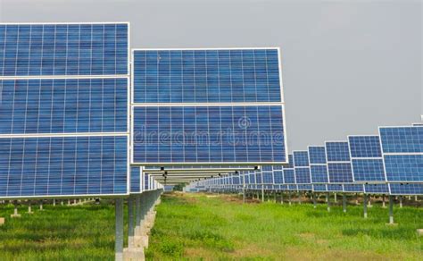 Power Plant Using Renewable Solar Energy Stock Image Image Of