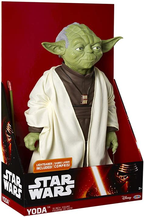 20 Inch Tall Star Wars Big Figs Yoda Lightsaber Jakks Pacific Limit