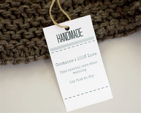 Free Printable Tags For Crochet Items Printable Online