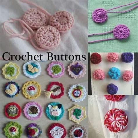 Crochet Bottons Free Patterns Crochet Buttons Crochet Crochet Patterns