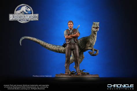 Chronicle Collectibles Jurassic World 19 Scale Owen And Blue Raptor