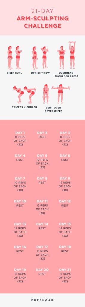 The 3 Week Plan 21 Day Arm Challenge Popsugar Fitness Photo 7