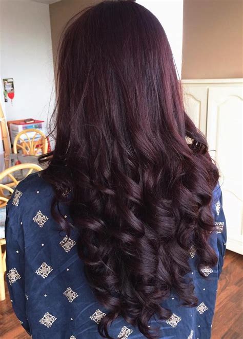 Garnier herbashine color creme, dark burgundy 426; 60 Brilliant Brown Hair with Red Highlights