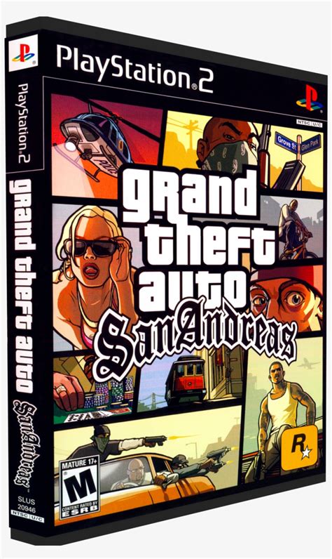 Grand Theft Auto Gta San Andreas Ps2 Box Art Free Transparent Png