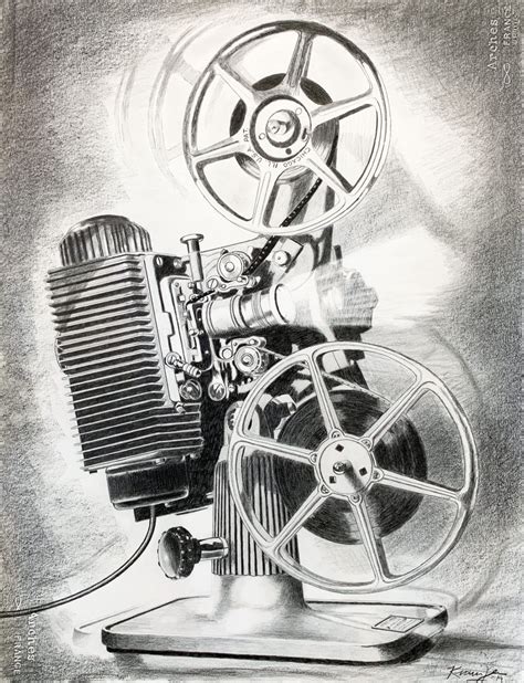 Projector 8mm Moving To Chicago Gallery Painter