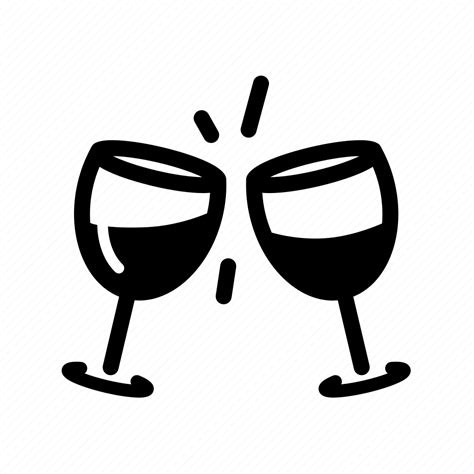 Celebration Cheers Clink Party Toast Wine Wine Glass Icon Download On Iconfinder
