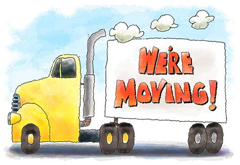 We Re Moving Truck Clip Art Library