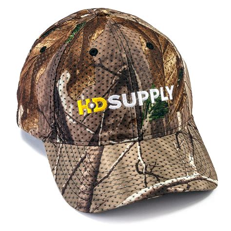 Hd Supply Branded Merchandise Store Polyester Large Mesh Camo Cap