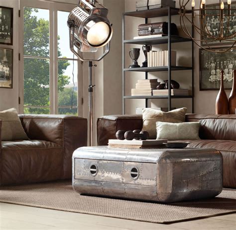 Restoration hardware coffee table for sale! Blackhawk Coffee Table / Restoration Hardware | ideasgn