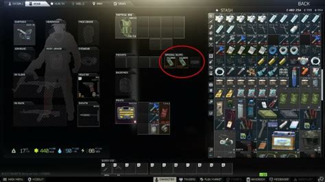 What Are Special Equipment Slots In Escape From Tarkov