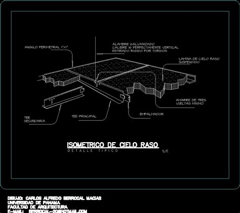 Suspended Ceiling Dwg Detail For Autocad Designs Cad