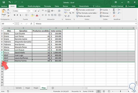 Agrupar O Insertar Filas Y Función Si Anidada En Excel 2016 Solvetic