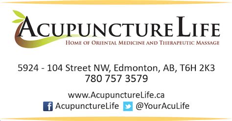 Acupuncture Life 5924 104 Street Northwest Edmonton Alberta