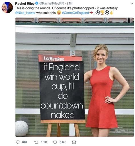 Rachel Riley World Cup 2018 Naked On Countdown Promise Sparks