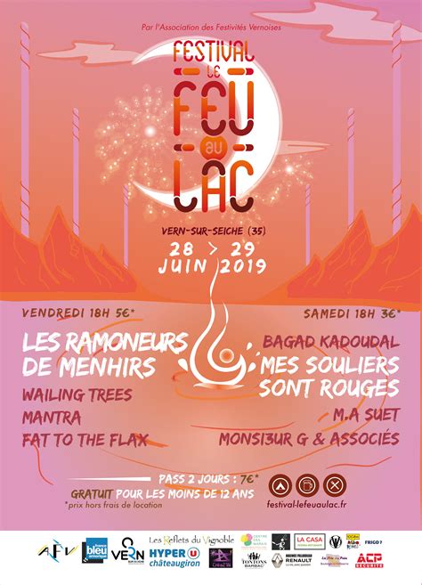 Visuel De LÉdition 2019 Du Festival Le Feu Au Lac Festival Le Feu Au
