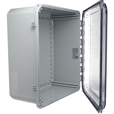 Dph 28712 C Heavy Duty Nema 6p Ip68 Plastic Enclosure Clear Hinged