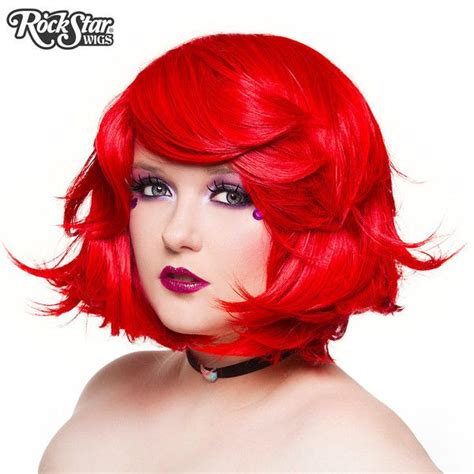 Rockstar Wigs® Hologram 12 Jem Red 00659 Redhead Costume Redhead Funny Kawaii Wigs Anime