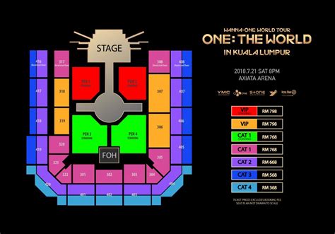 Fresh talking stick arena seating chart with seat numbers. Wanna One's KL Concert Ticket Launch Date Confirmed!