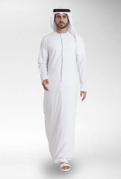 custom made emirati original white kandura arabian thobe jubba dishdasha thawb islamic fashion