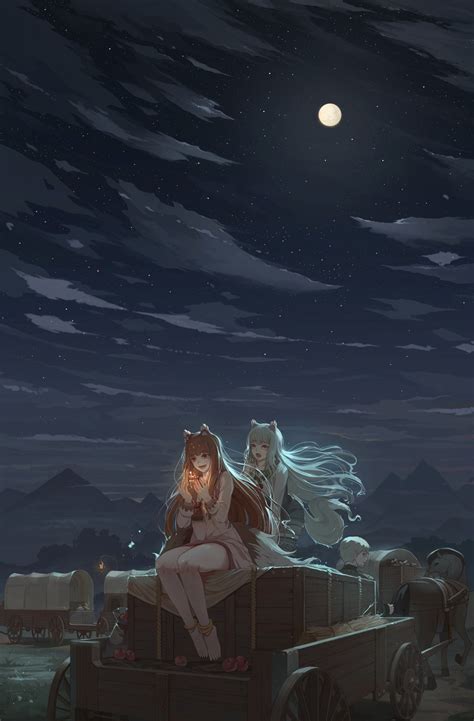 Holo Craft Lawrence And Myuri Spice And Wolf And 1 More Drawn By Miaoshangsanxiao Betabooru