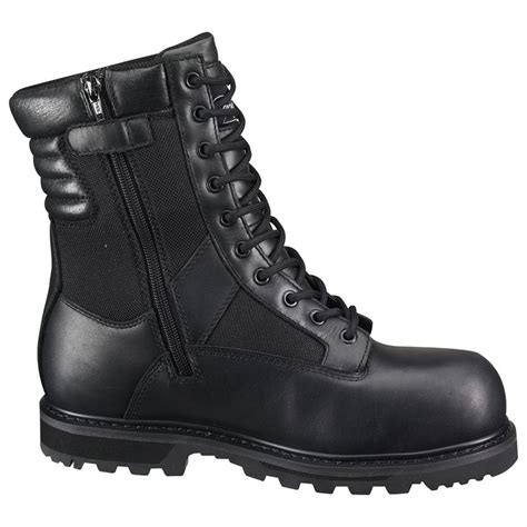 Mens Thorogood 8 Side Zip Composite Safety Toe Trooper Boots