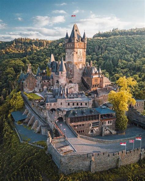Cochem Castle Germany Castles Красивые места Замечательные места