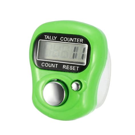 Digital Tally Counter 5 Digit Clicker Mini Finger Ring Lcd Electronic