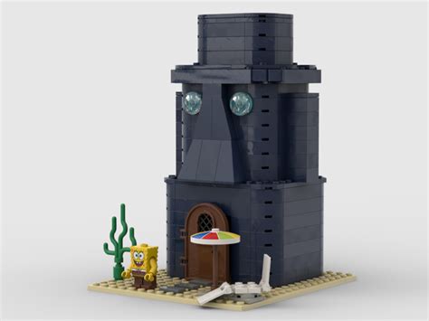 Lego Moc Squidwards House By Dyw Rebrickable Build With Lego