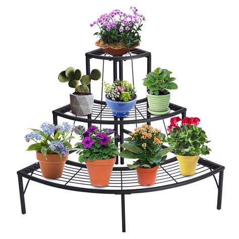Create your own beautiful, affordable diy flower arrangements this spring using what's blooming in your own yard. DOEWORKS 3 Tier Plant Stand Flower Pot Rack Quarter Round ...