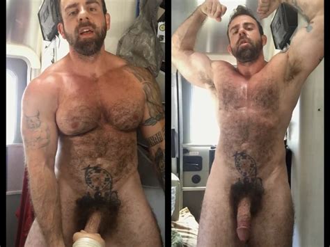 hairy muscle hunk s 1st time using a fleshlight
