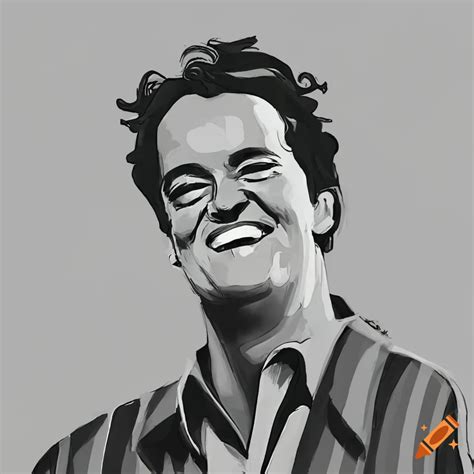 Chandler Bing Smiling In Modern Illustration Style On Craiyon
