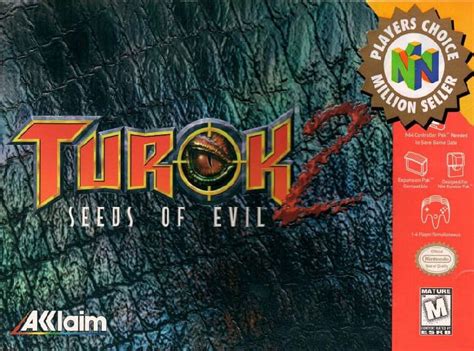 Restored Turok 2 Seeds Of Evil Nintendo 64 1998 Refurbished