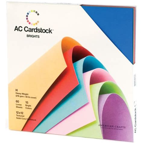 Dcwv Cardstock Stack Bright Metallics 48 Sheets 12 X 12 Inches