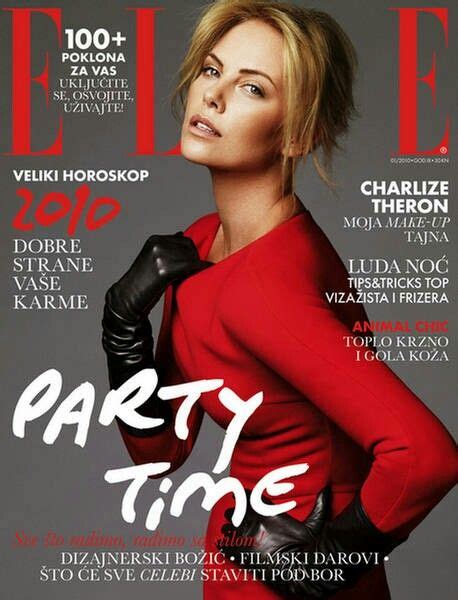 Charlize Theron Charlize Theron Magazine Cover Elle Magazine