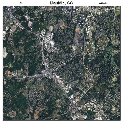 Aerial Photography Map Of Mauldin Sc South Carolina