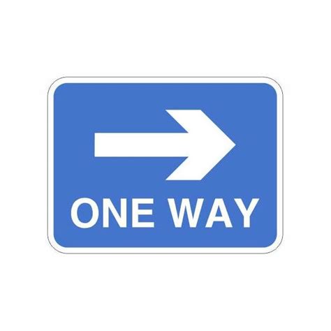 One Way Sign Parrs Workplace Equipment Specialists