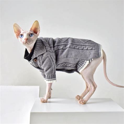 239us 20 Offduomasumi Exclusive Design Hairless Cat Sweater Winter