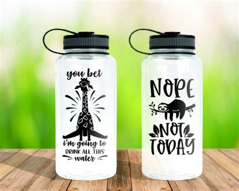 Drawing And Illustration Water Bottle Cutting Files Water Bottle Bundle 26 Designs Svg Ai Dxf Eps