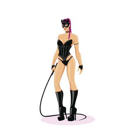 Cartoon Of A Women In Sexy Lingerie Illustrations Royalty Free Vector